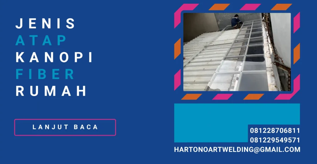 Jenis Atap Kanopi Fiber Rumah