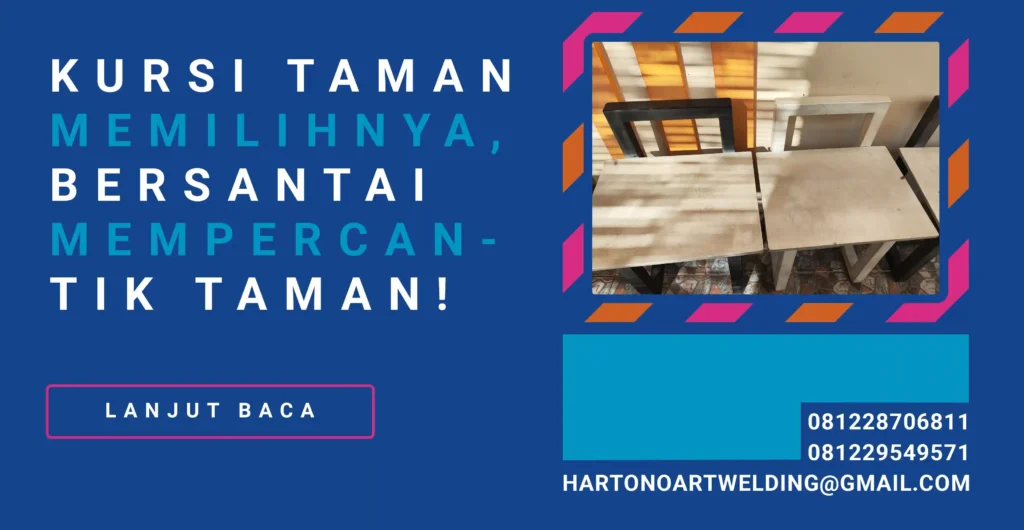 Kursi Taman Memilihnya, Bersantai dan Mempercantik Taman