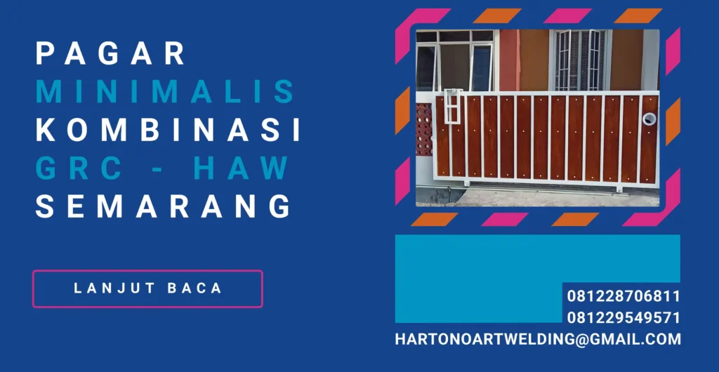 Pagar Minimalis Kombinasi GRC