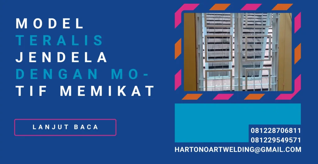 Model Teralis Jendela dengan Motif yang Memikat