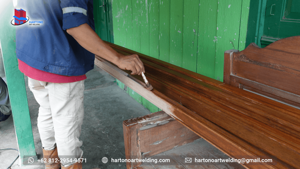 Fabrikasi Handrail Tangga (Pak Mul)