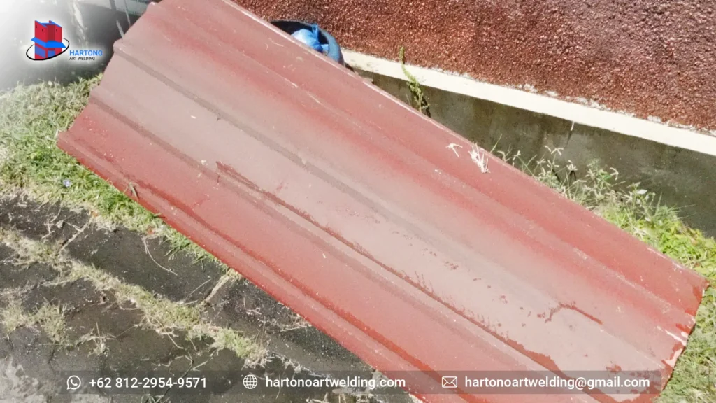 Kanopi Galvalum Pasir